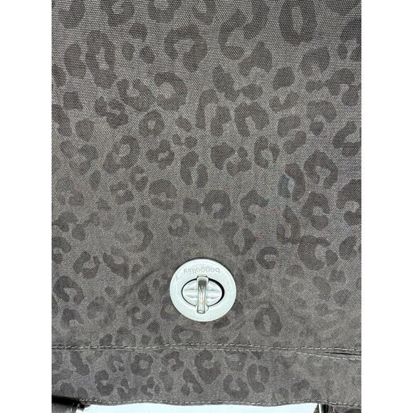 Baggallini All Around Tote Brown Animal Print Lightweight Waterproof - Picture 3 of 16